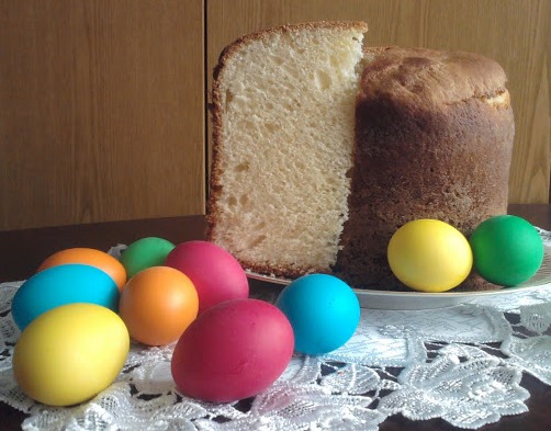 Пасхальный кулич с лимонной цедрой