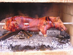 Поросенок по-сардски