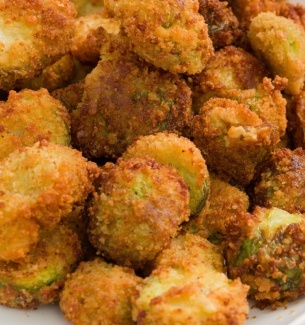 Брюссельская капуста жареная