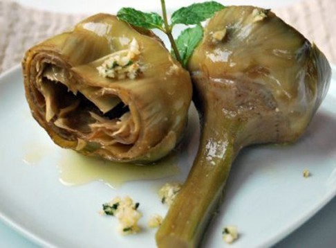Артишоки по римски (Carciofi alla romana)