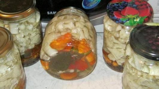 Цветная капуста маринованная