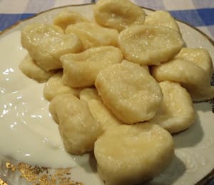 Галушки из творога