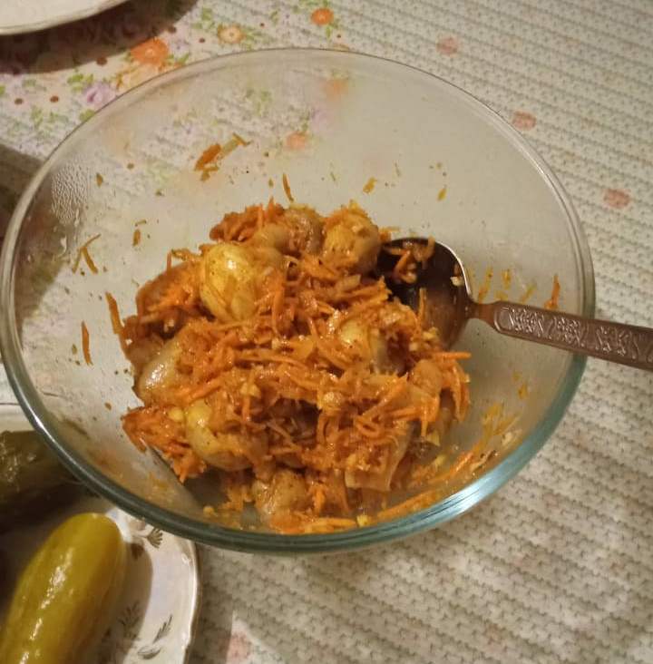 Грибы по-корейски Грибы по-корейски