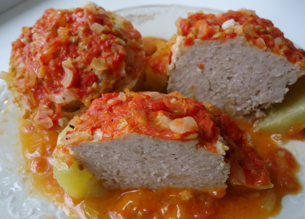 Кабачки с мясным фаршем Кабачки с мясным фаршем