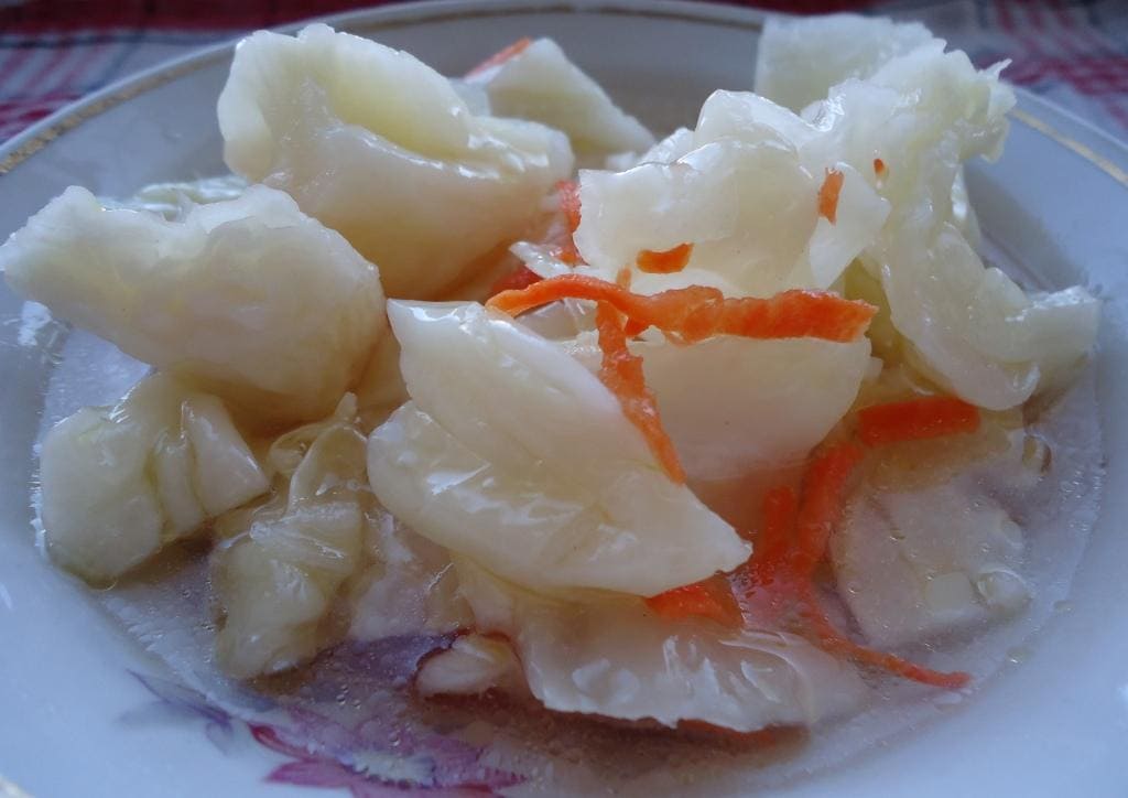 Капуста белокочанная маринованная