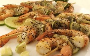 Шашлычки из креветок Шашлычки из креветок