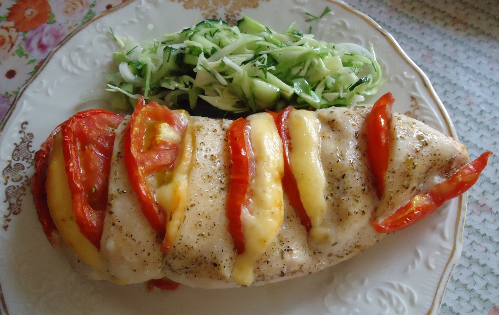 Куриная грудка гармошка Куриная грудка гармошка