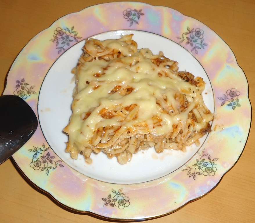 Макароны с рыбными консервами Макароны с рыбными консервами