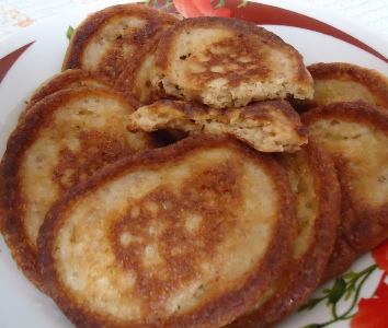 Оладьи с гречкой