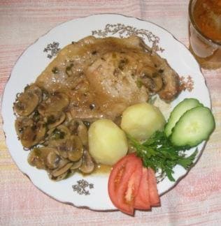 Отбивная по-баварски
