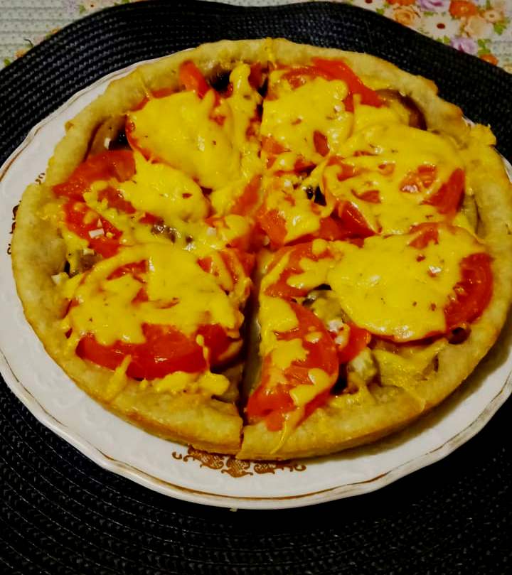 Пицца с овощами Пицца с овощами
