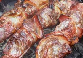 Шашлык из курицы по-немецки
