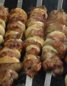 Шашлык в кефире