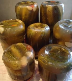 Огурцы соленые