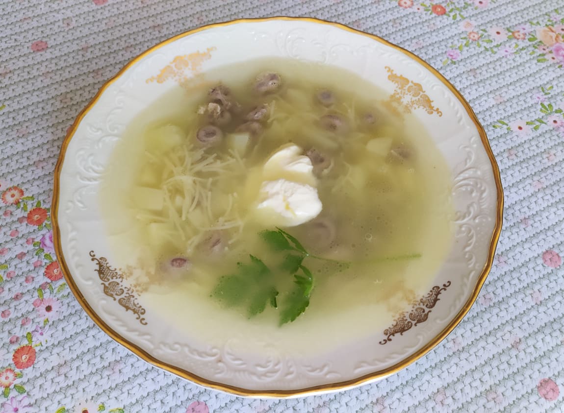 Суп из куриных сердечек Суп из куриных сердечек