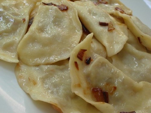 Вареники с печенкой